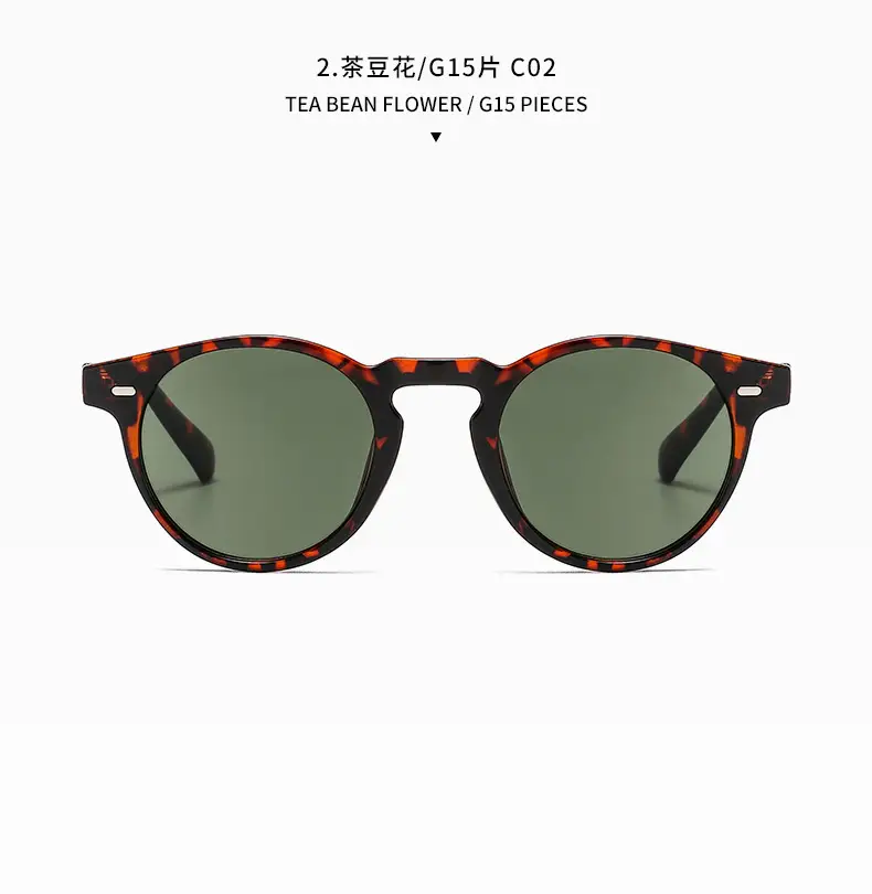 Men's Orange Lens Sunglasses Black Small Frame — feature 8