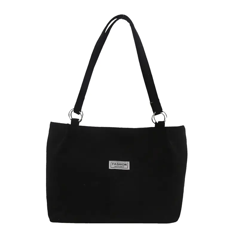 Women Brown Striped Tote Bag with Long Strap - Image 10