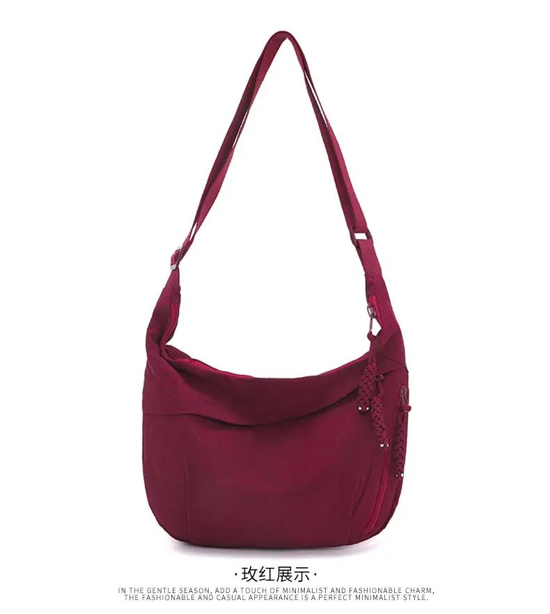 Women's Black Crossbody Shoulder Bag Large Capacity — feature 21