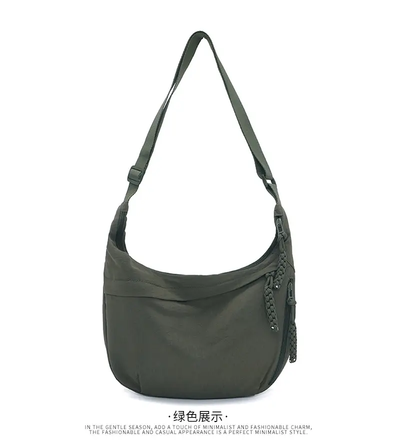 Women's Black Crossbody Shoulder Bag Large Capacity — feature 22