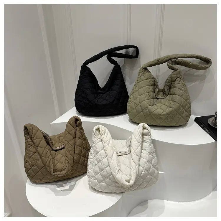 Black Embroidered Rhomboid Crossbody Bag 2024 — feature 12