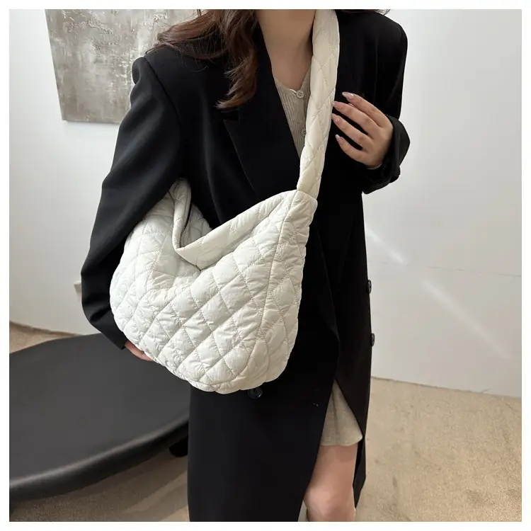 Black Embroidered Rhomboid Crossbody Bag 2024 — feature 13