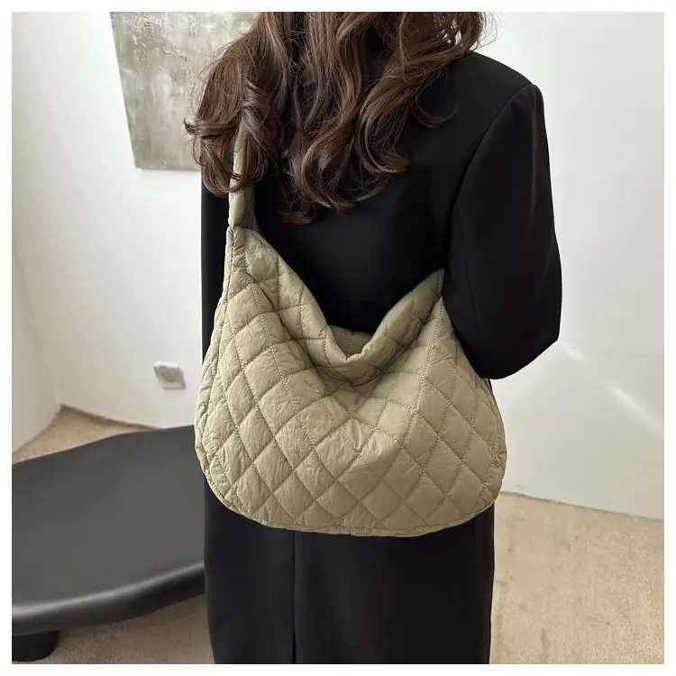 Black Embroidered Rhomboid Crossbody Bag 2024 — feature 16