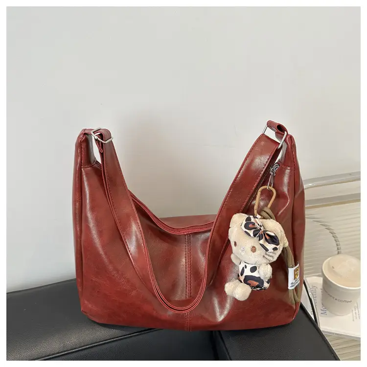 Black Large Capacity Women's Shoulder Crossbody Bag — feature 20