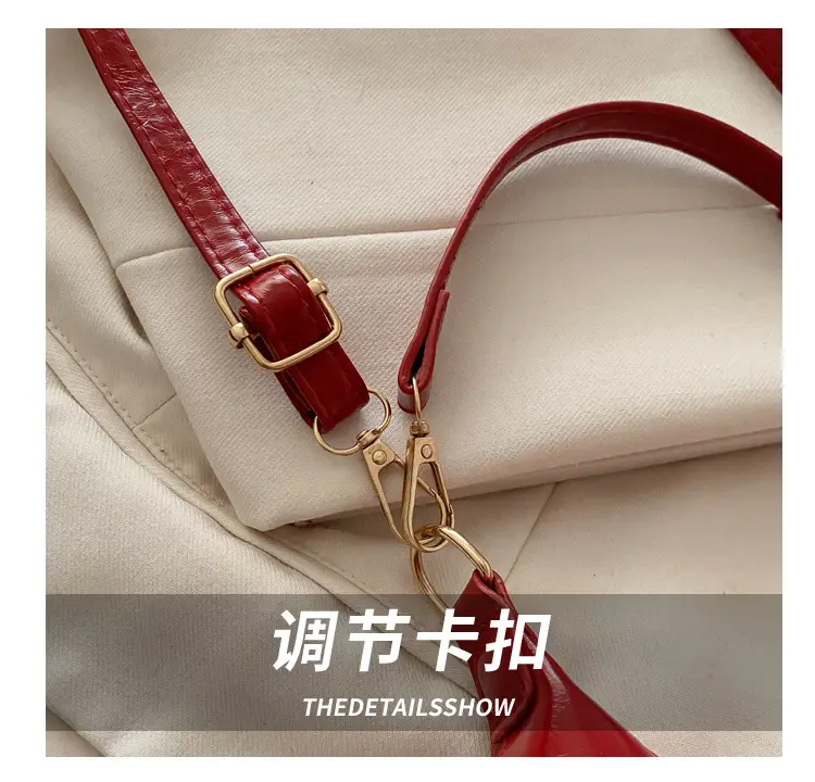 Red Crossbody Bag Women's 2024 New Autumn Winter — feature 4