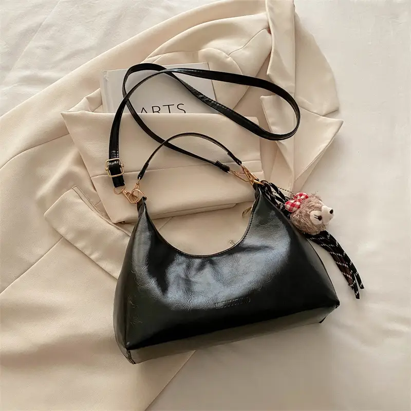 Red Crossbody Bag Women's 2024 New Autumn Winter - Image 3