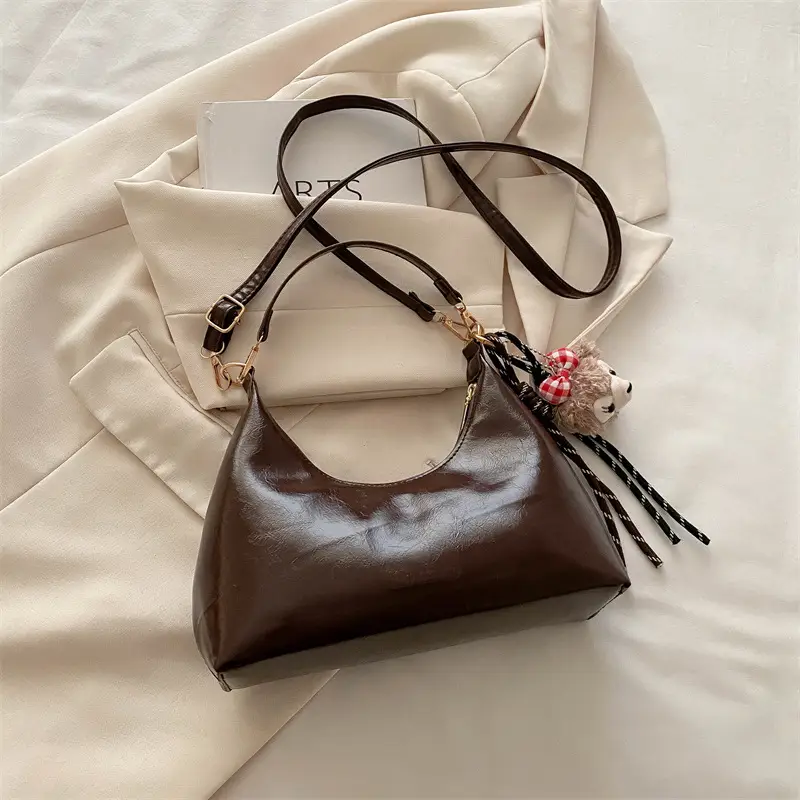 Red Crossbody Bag Women's 2024 New Autumn Winter - Image 4