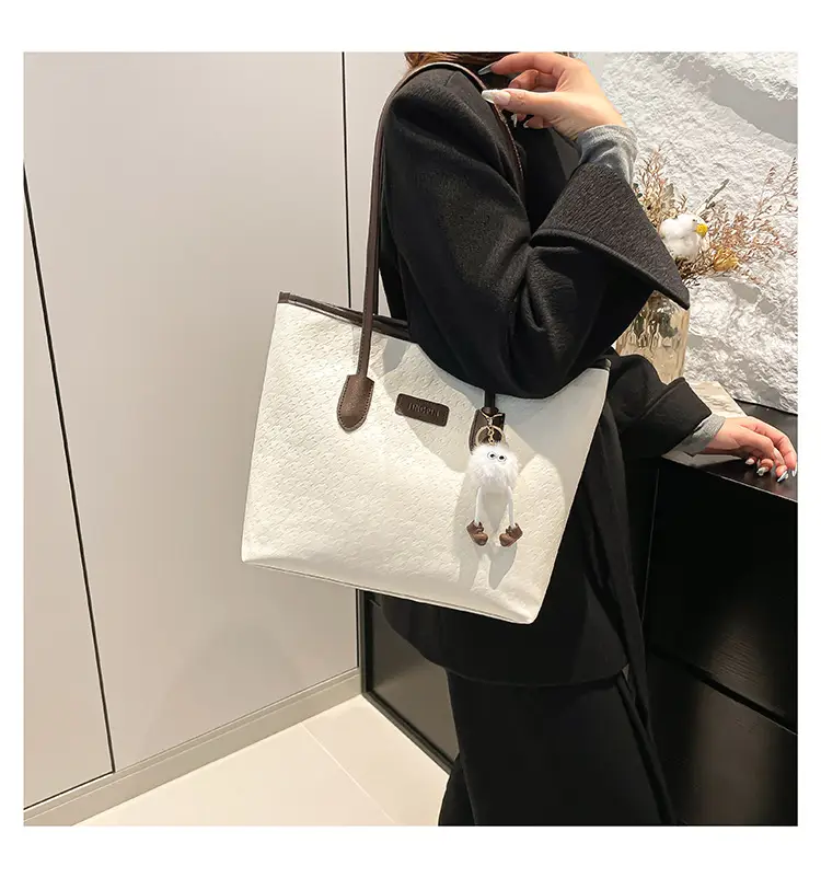 Black Houndstooth Tote Bag for Women 2024 — feature 13