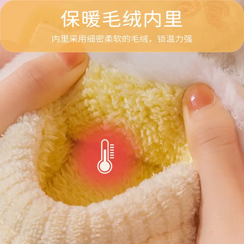 Cotton Slippers for Boys and Girls, 2026 New Winter Model, Warm Indoor Home Slippers for Children, with Heel Coverage for Boys - Image 8