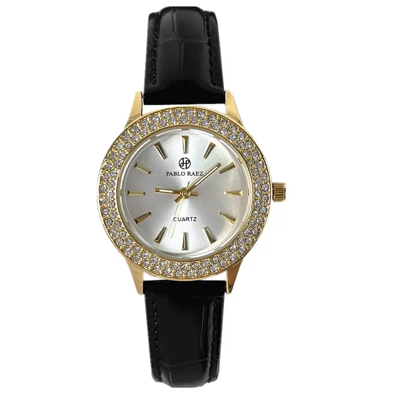 Golden Retro Women's Watch with Rhinestone Dial - Image 7