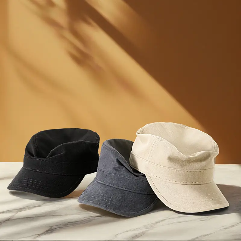 Men Women Oversized Adjustable Baseball Caps Black
