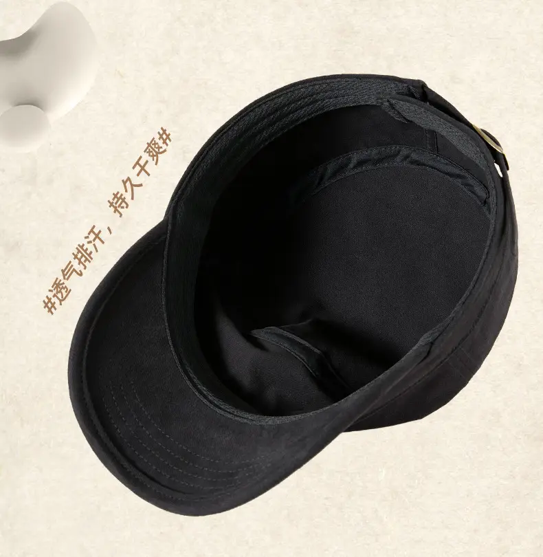 Men Women Oversized Adjustable Baseball Caps Black — feature 19