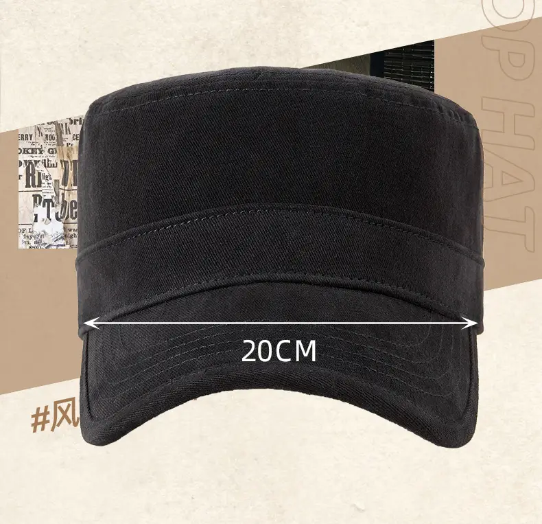Men Women Oversized Adjustable Baseball Caps Black — feature 23