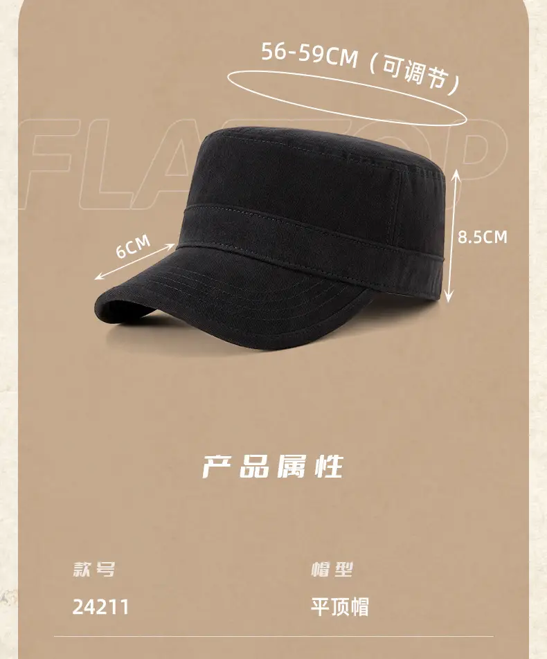 Men Women Oversized Adjustable Baseball Caps Black — feature 28