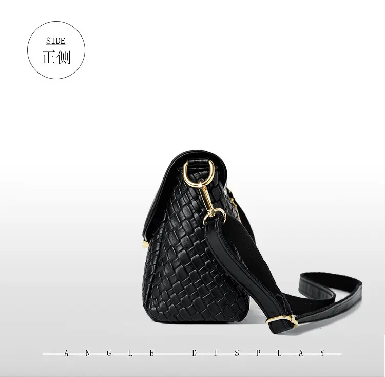 Black Woven Crossbody Bag for Women — feature 25