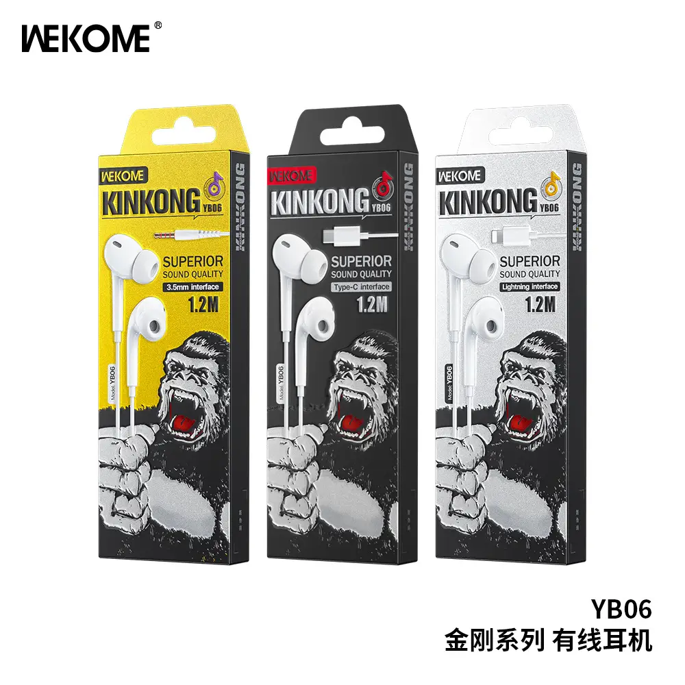 WEKOME Wired In-Ear Headset for Apple Huawei Oppo Xiaomi - Image 5