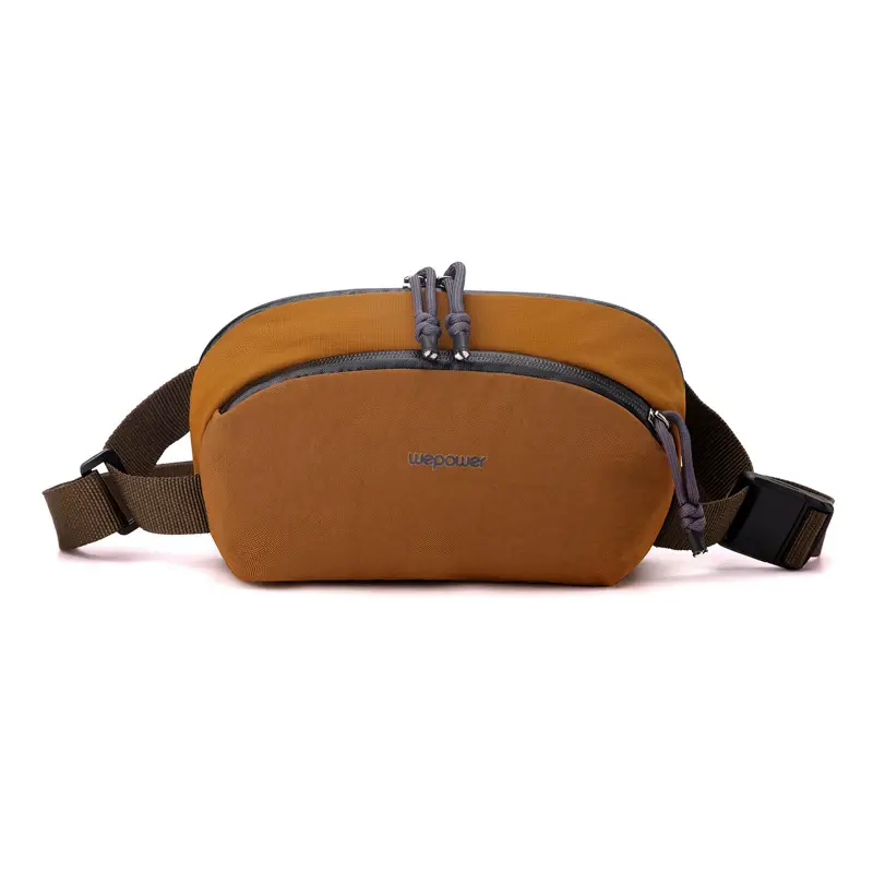 Men's Black Personalized Sports Satchel Waist Bag - Image 3
