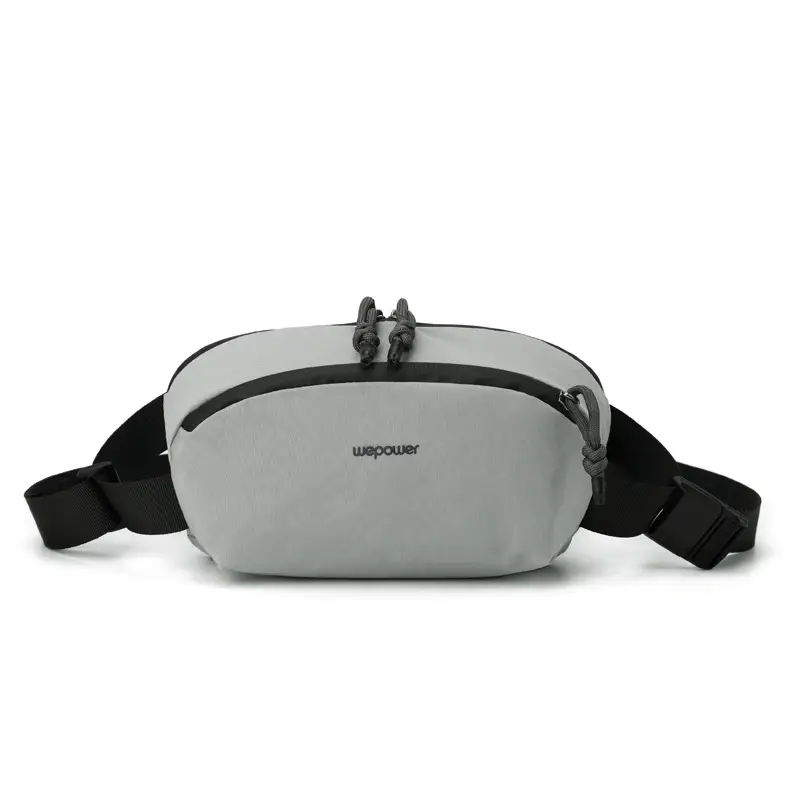 Men's Black Personalized Sports Satchel Waist Bag - Image 5