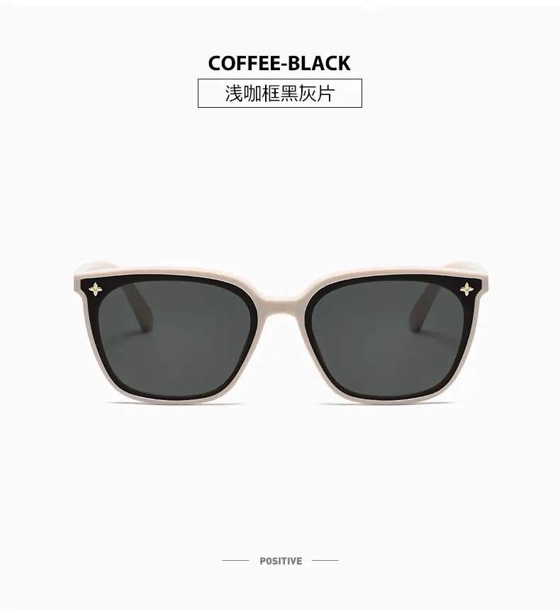 2025 Retro Sunglasses Black Frame Anti-UV Slimming Women — feature 11