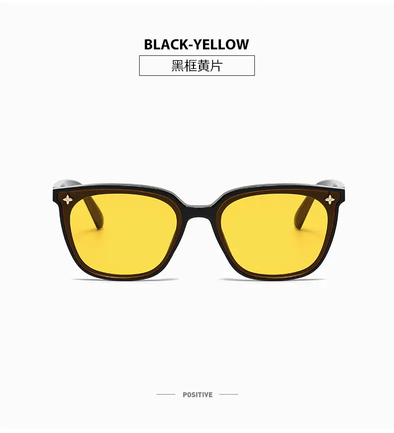 2025 Retro Sunglasses Black Frame Anti-UV Slimming Women — feature 15