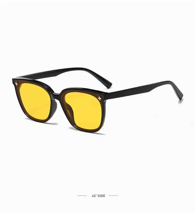 2025 Retro Sunglasses Black Frame Anti-UV Slimming Women — feature 16