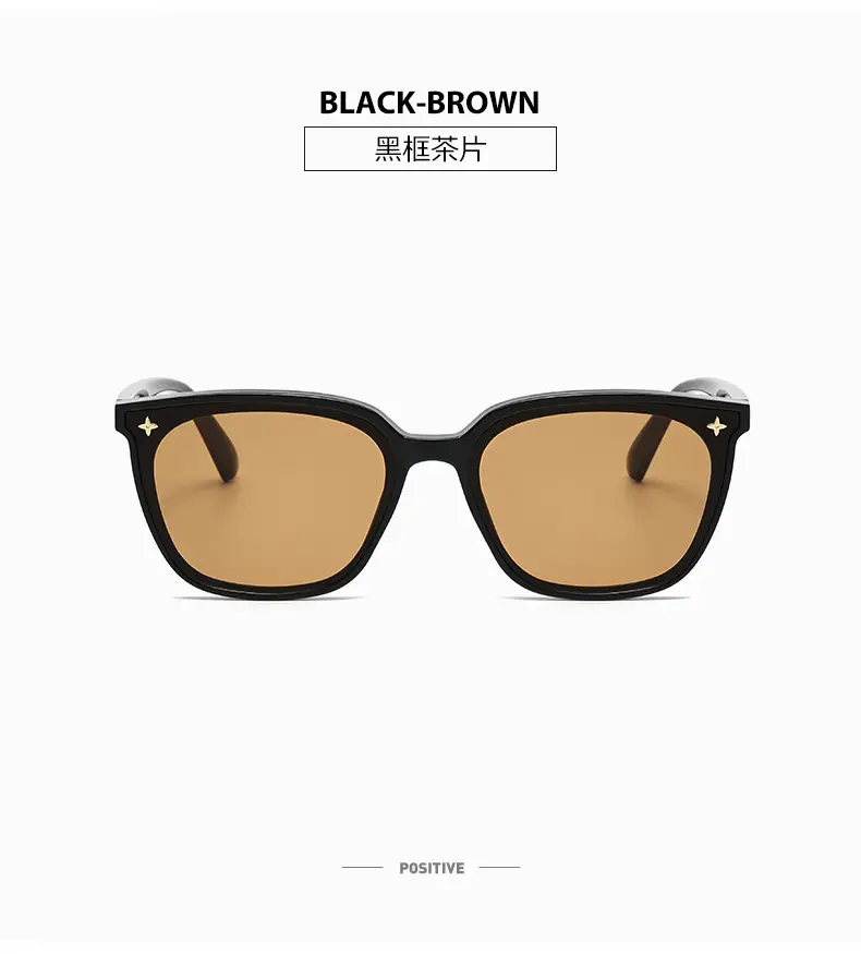 2025 Retro Sunglasses Black Frame Anti-UV Slimming Women — feature 17