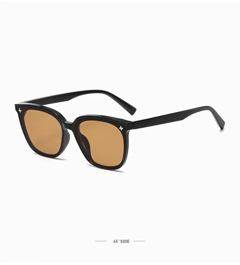 2025 Retro Sunglasses Black Frame Anti-UV Slimming Women — feature 18
