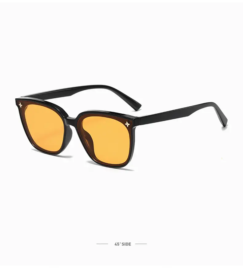 2025 Retro Sunglasses Black Frame Anti-UV Slimming Women — feature 20