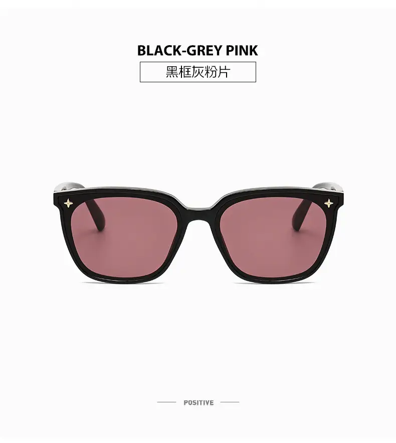 2025 Retro Sunglasses Black Frame Anti-UV Slimming Women — feature 21