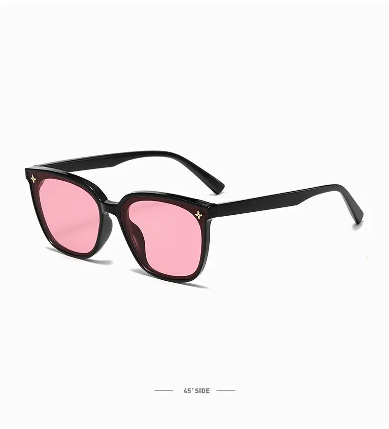 2025 Retro Sunglasses Black Frame Anti-UV Slimming Women — feature 24