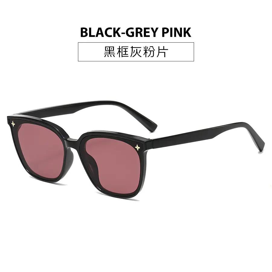 2025 Retro Sunglasses Black Frame Anti-UV Slimming Women - Image 7