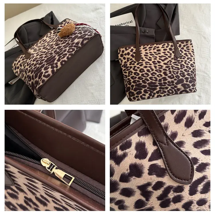 Leopard Print Large Capacity Women's Shoulder Bag — feature 8