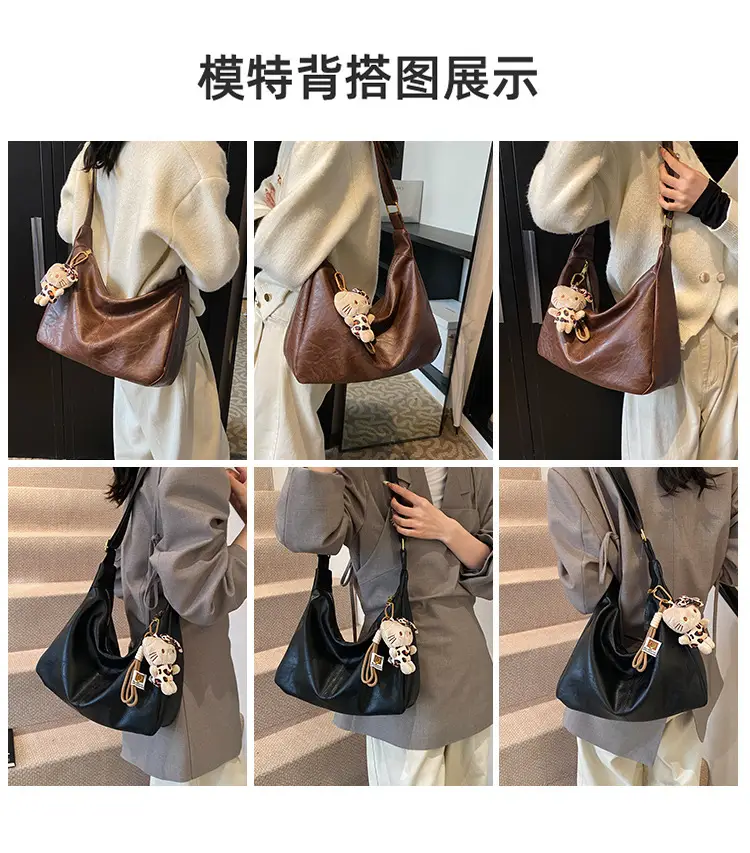 Soft Leather Shoulder Crossbody Bag Women 2024 New Size — feature 4