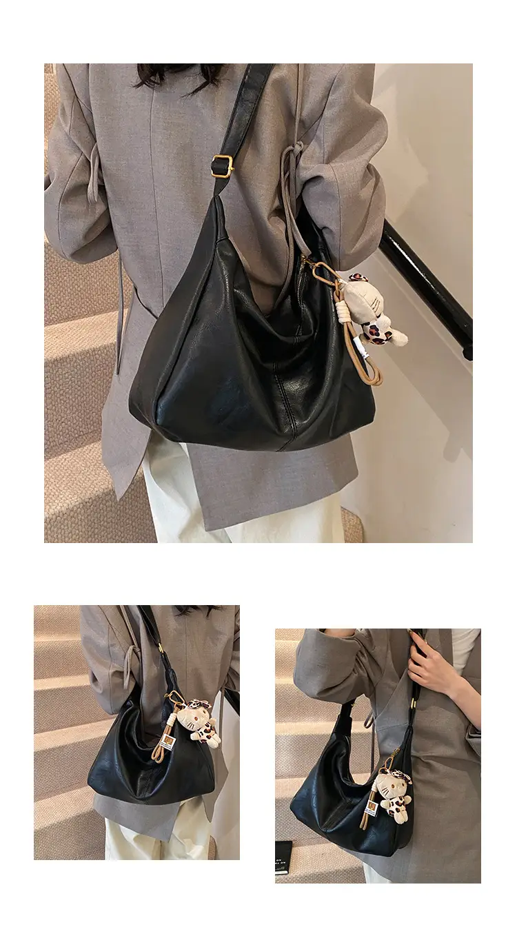 Soft Leather Shoulder Crossbody Bag Women 2024 New Size — feature 5