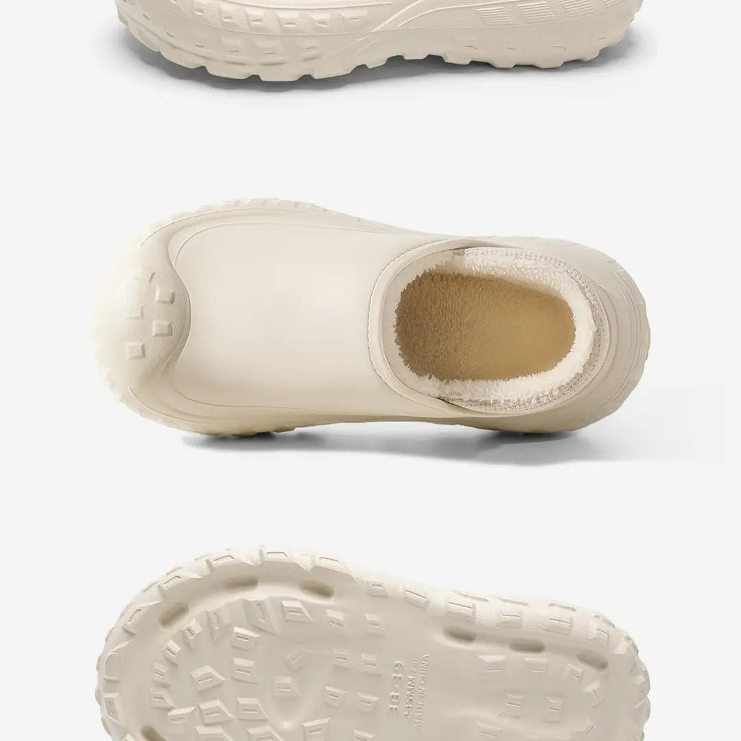 Jielia Waterproof Cotton Shoes Women's Winter Indoor Home Non-slip Warm Couple's Bag Heel Waterproof Outdoor Cotton Slippers for Men — feature 21