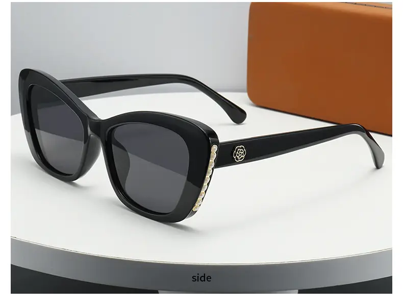 2024 Cat's Eye Pearl Sunglasses Anti UV High Sense — feature 12
