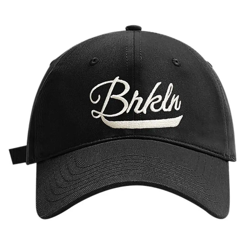 American Retro Embroidered Baseball Hat Men Women Wide Brim Soft Top - Image 10