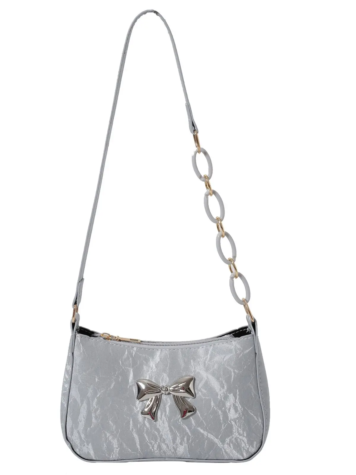 Black Bow Shoulder Bag for Women 2025 Spring