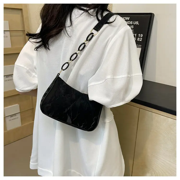 Black Bow Shoulder Bag for Women 2025 Spring — feature 16