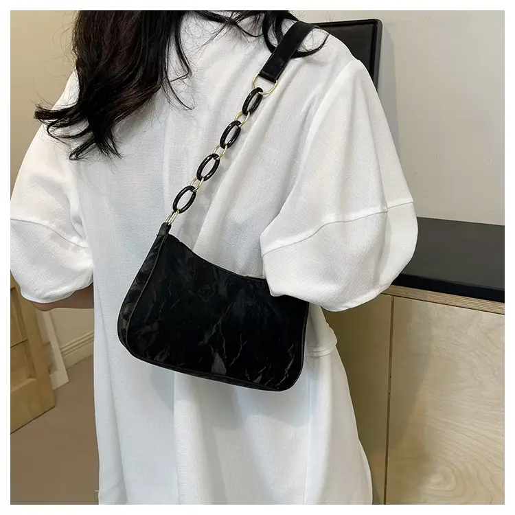Black Bow Shoulder Bag for Women 2025 Spring — feature 17