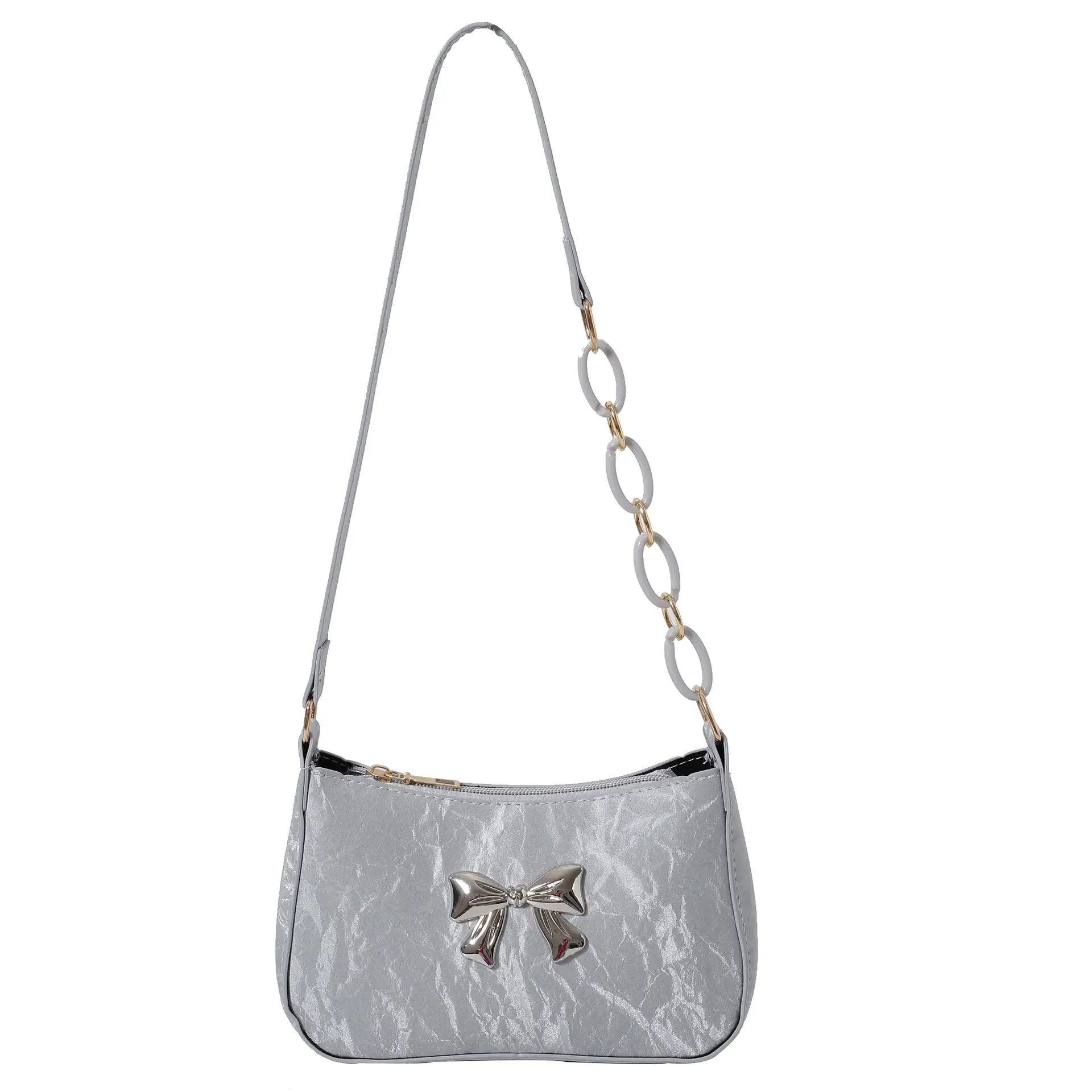 Black Bow Shoulder Bag for Women 2025 Spring