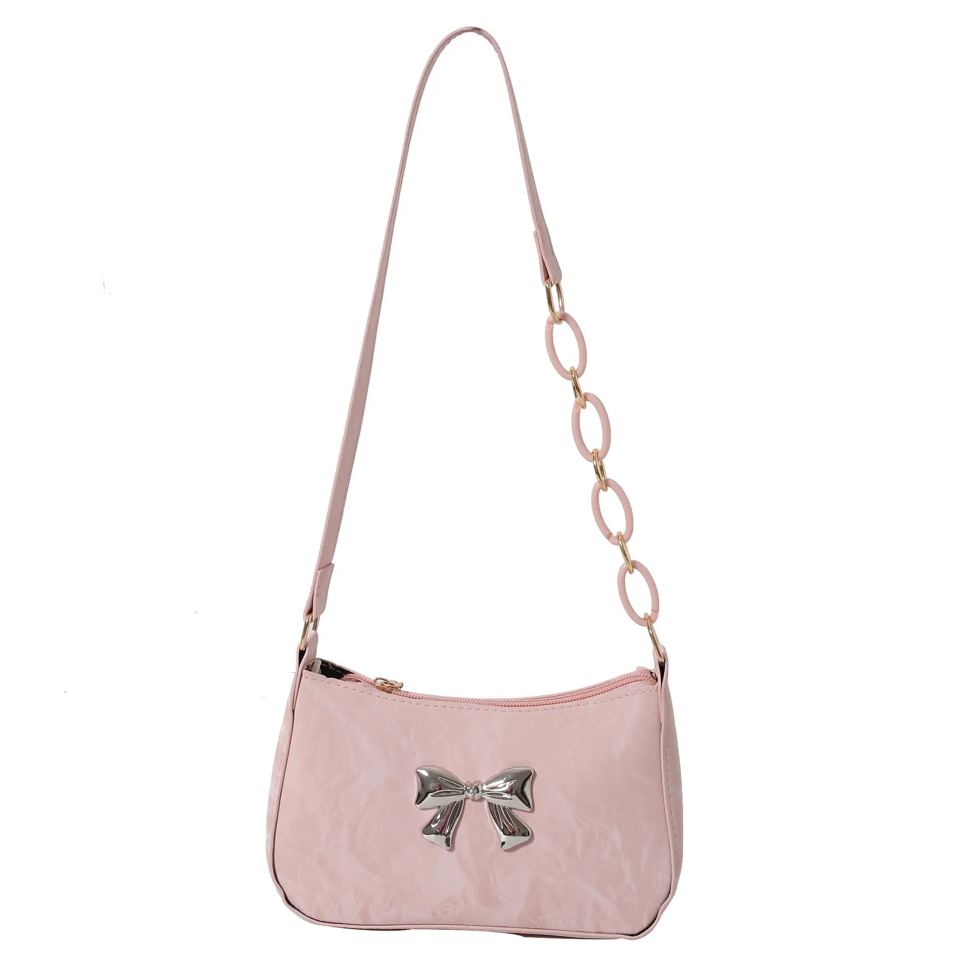 Black Bow Shoulder Bag for Women 2025 Spring