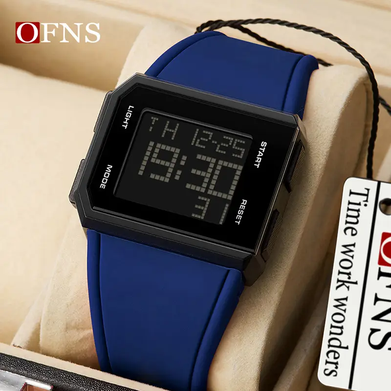 O'FANS Digital Watch Black 1159 Waterproof Sports Wear - Image 9