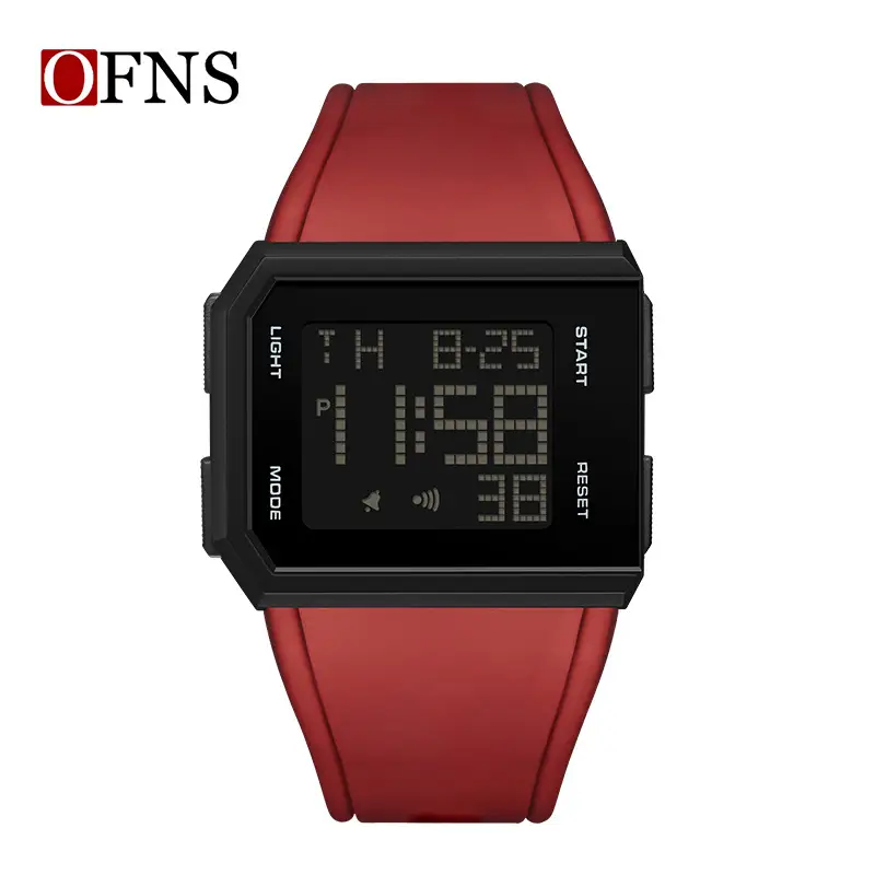 O'FANS Digital Watch Black 1159 Waterproof Sports Wear - Image 3