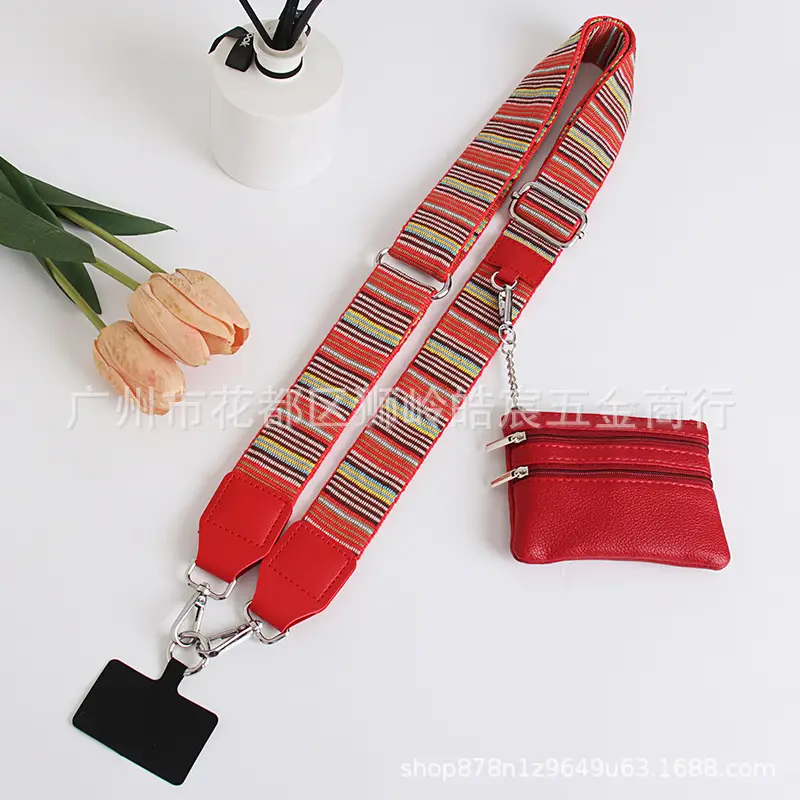 Cross-Border Mobile Phone Lanyard Strap with Detachable Coin Purse — feature 14