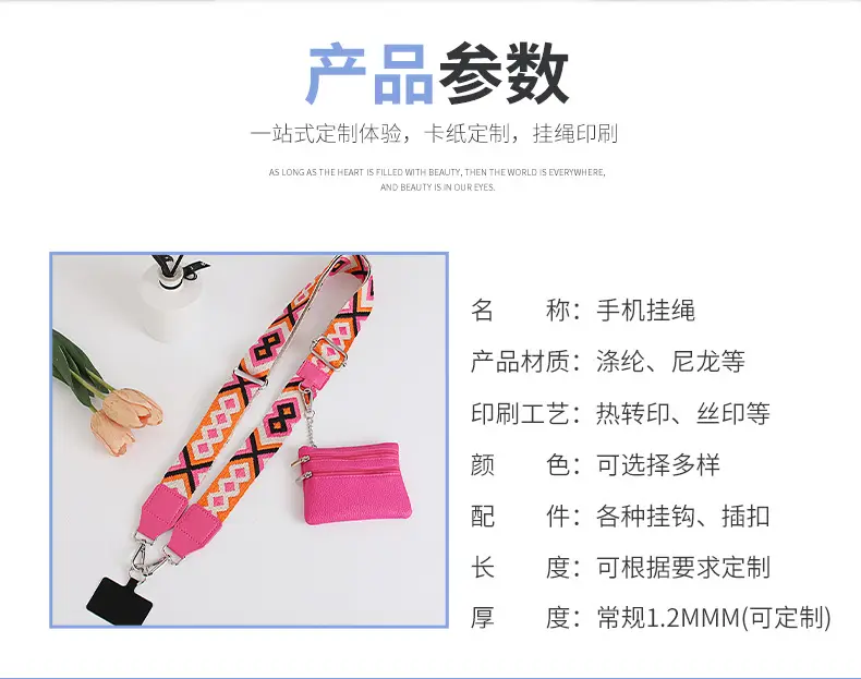 Cross-Border Mobile Phone Lanyard Strap with Detachable Coin Purse — feature 4