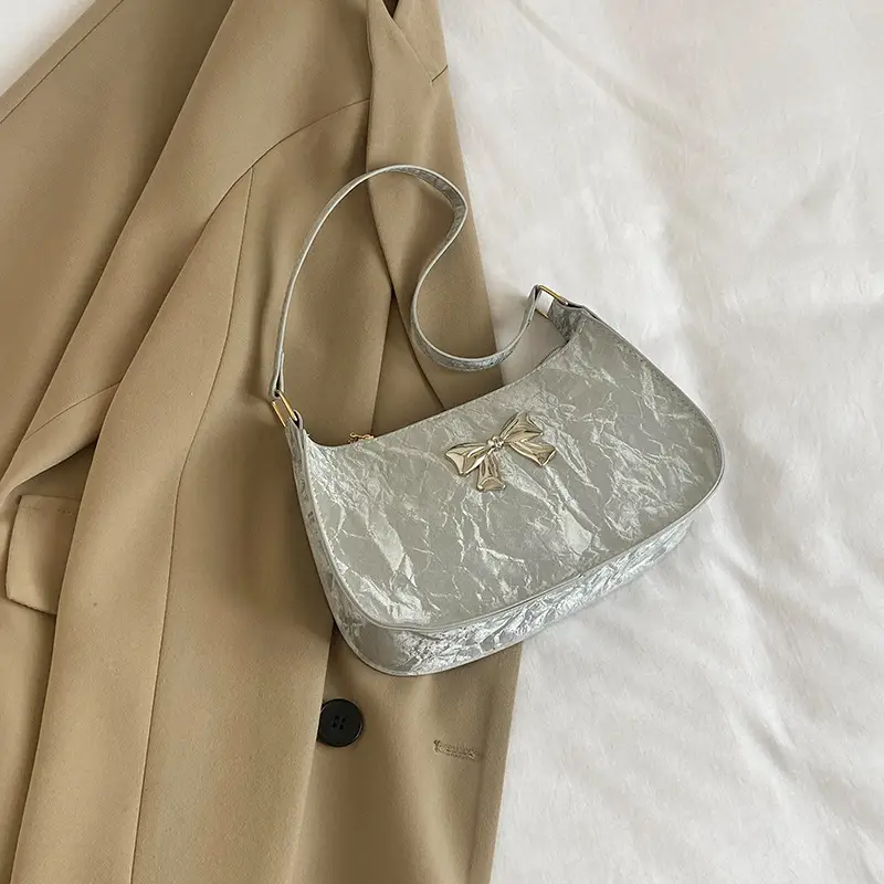 Women's Silver Butterfly Shoulder Bag 2024 New - Image 4