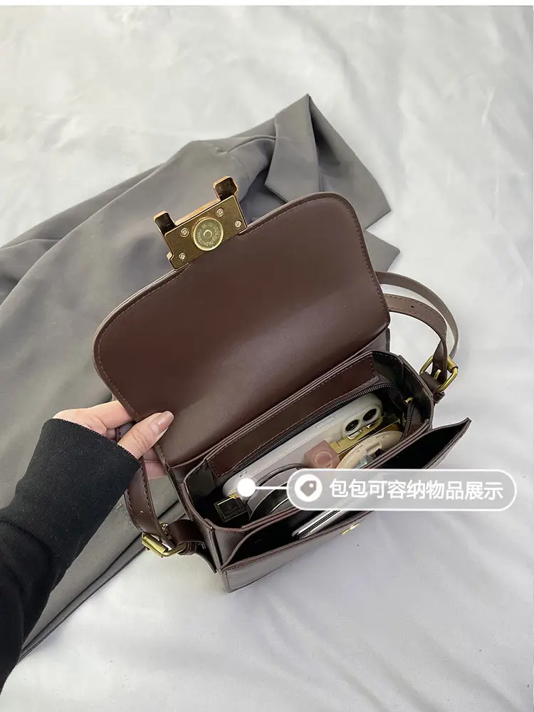 Women's Brown H-Back Crossbody Bag 2024 — feature 11