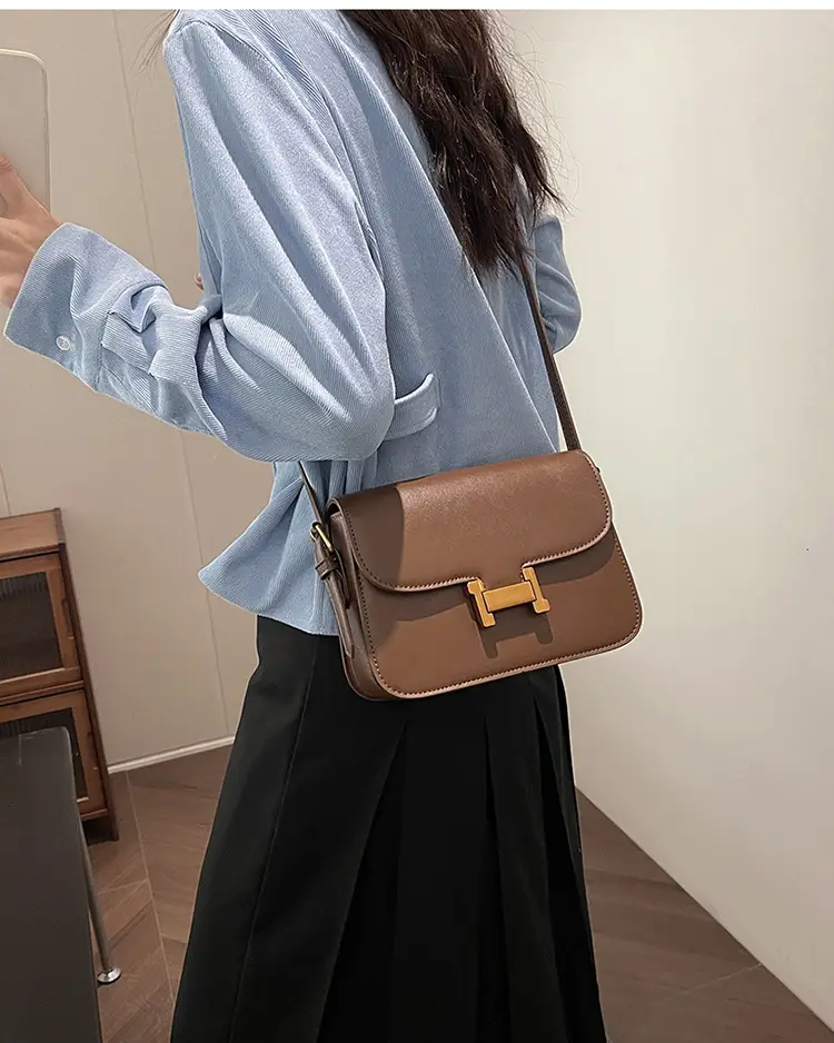 Women's Brown H-Back Crossbody Bag 2024 — feature 12