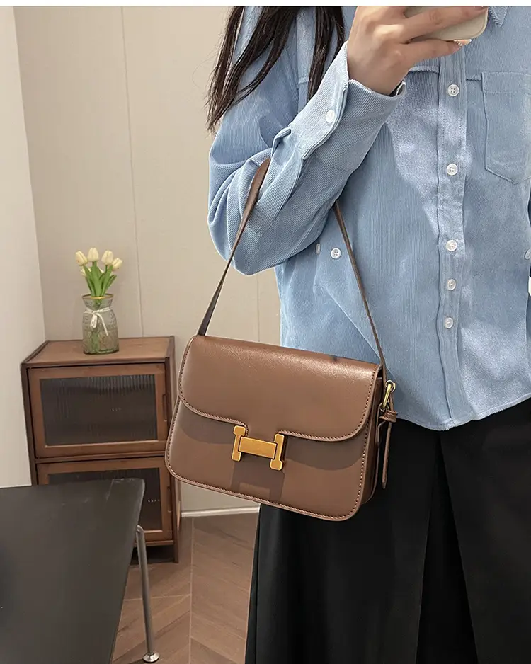 Women's Brown H-Back Crossbody Bag 2024 — feature 13